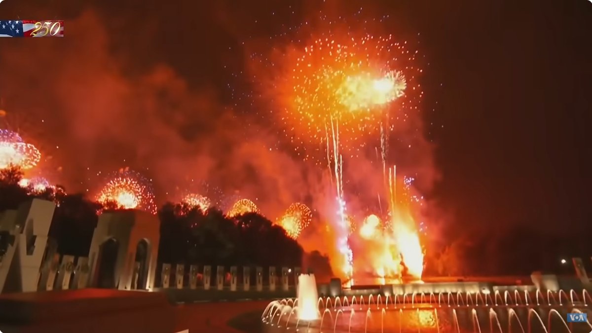 폭염·강풍 뚫고 열린 美 건국 250주년 기념식... 트럼프 "공산주의는 암"