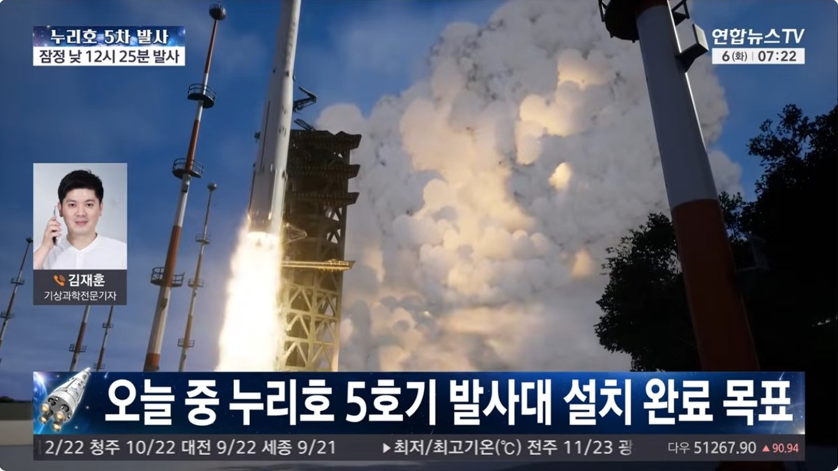 역대 최다 15기 싣는 누리호, 5차 발사 D-2… 내일 발사대로 이동
