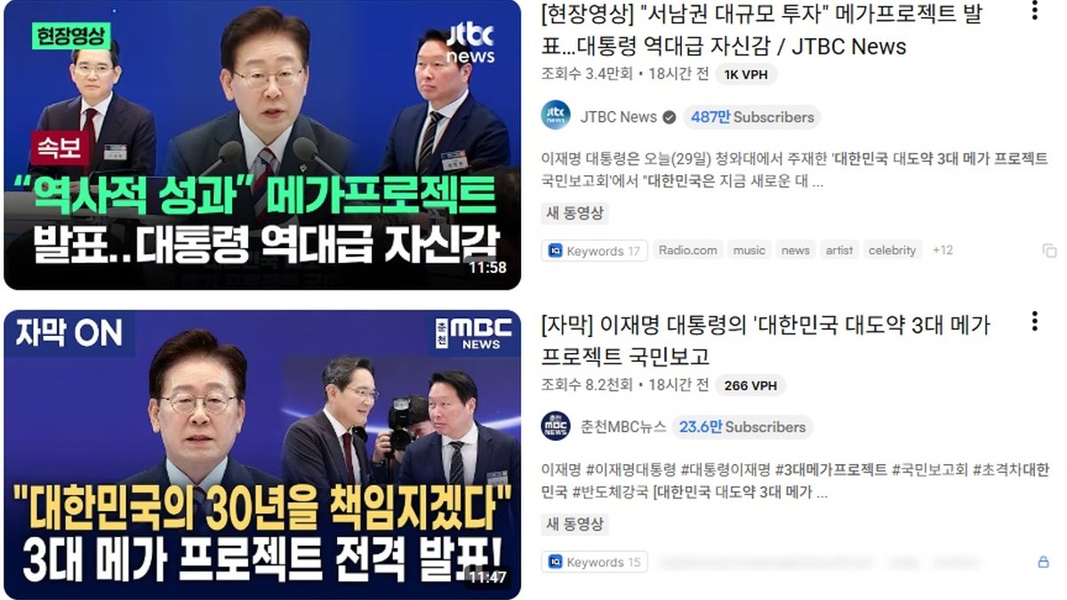 '4755조 투입' 대한민국 도약 3대 메가 프로젝트, 외신 반응은?